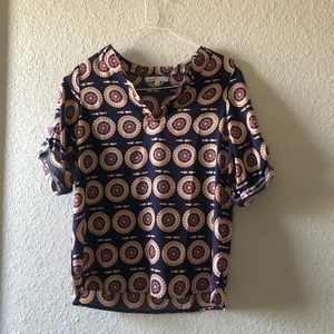 Loose fitted silk blouse